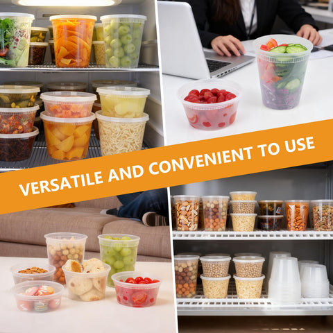 NESCCI portable deli containers ideal for takeout lunches and picnics.