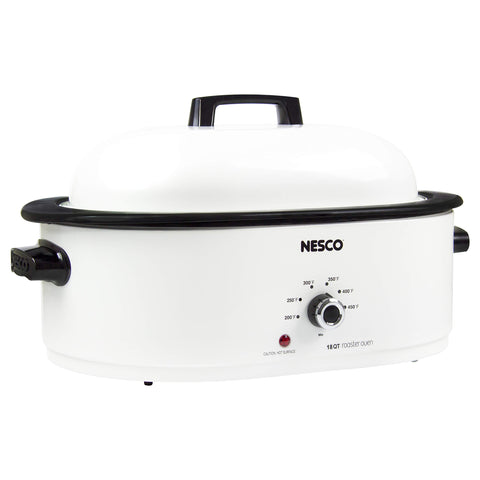 NESCO MWR18-14 roaster oven pie baking with golden crust