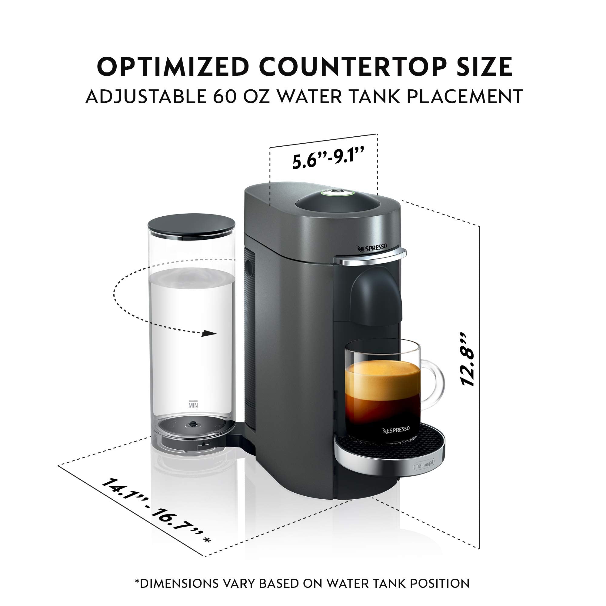 Nespresso Vertuo Centrifusion barcode reading ensures precise brew settings for each capsule.
