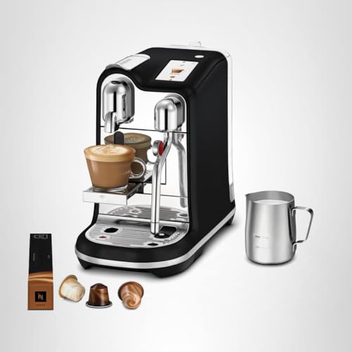 Nespresso Creatista Pro compact footprint for small kitchens.