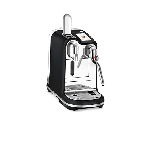 Nespresso Creatista Pro with milk texturing wand for cafe-quality microfoam at home.