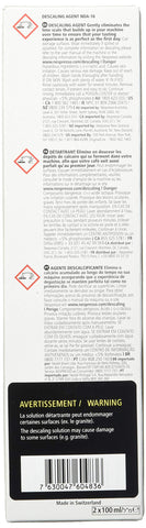 Nespresso descaling instruction booklet for easy maintenance guidance