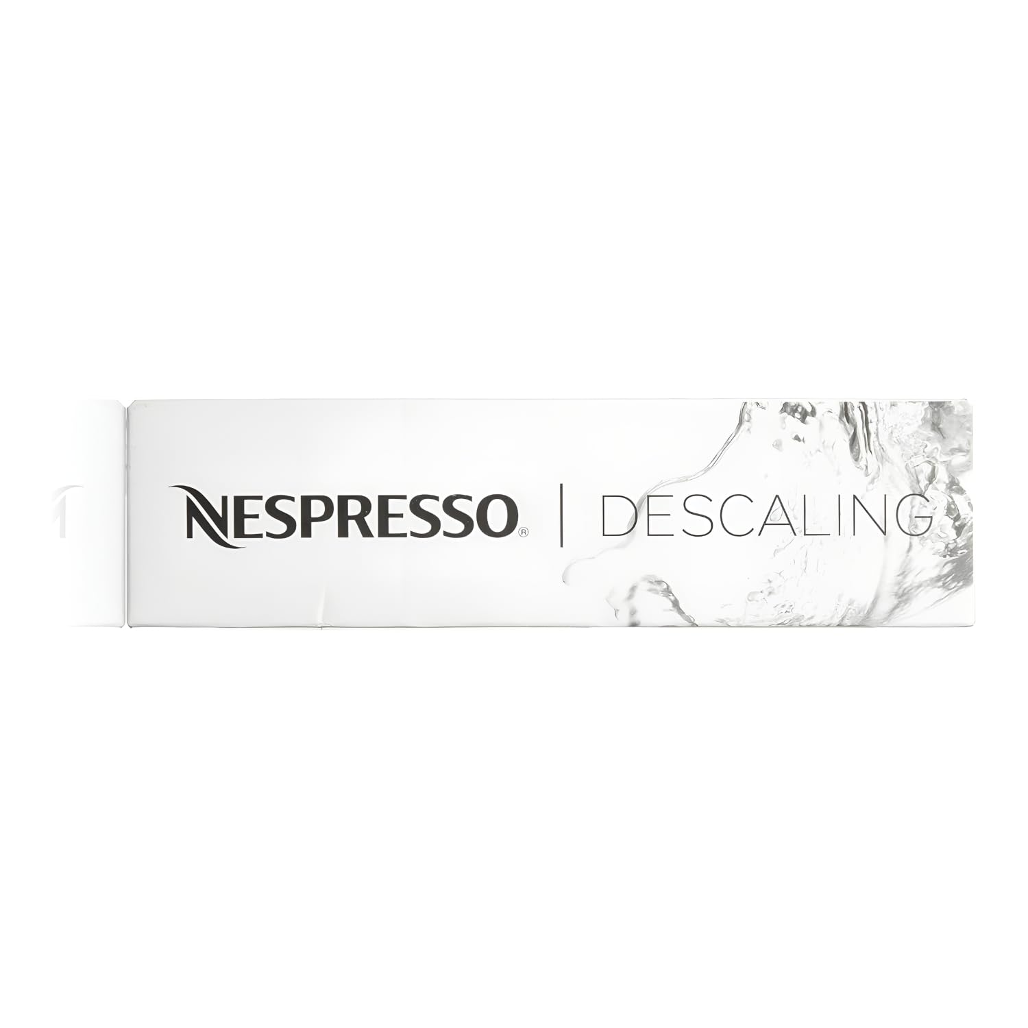 Nespresso Descaling Kit cleaning cloth included for quick maintenance after use.