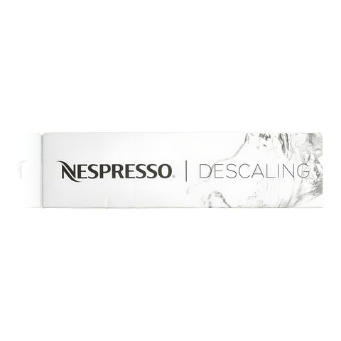 Nespresso Descaling Kit cleaning cloth included for quick maintenance after use.