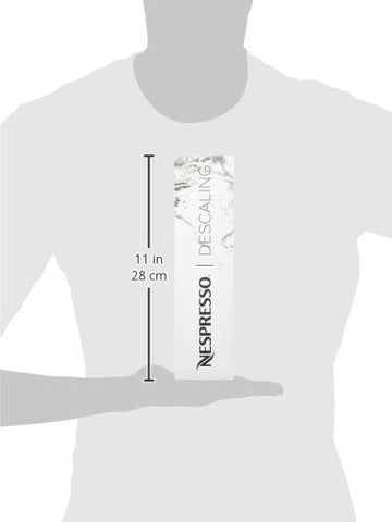 Nespresso descaling procedure steps diagram for proper cleaning