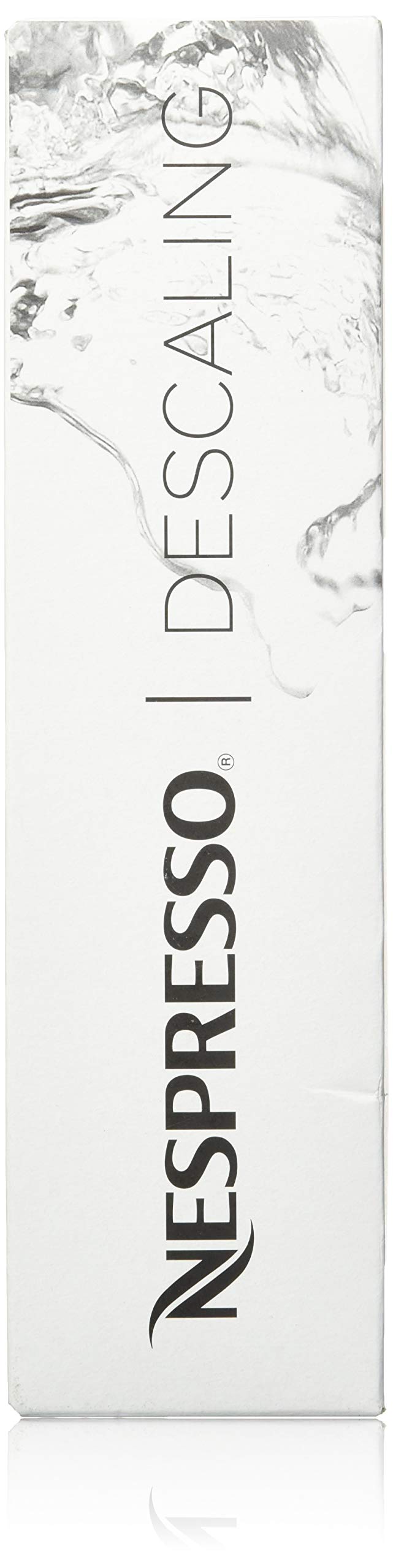 Nespresso descaling solution bottle for routine machine maintenance