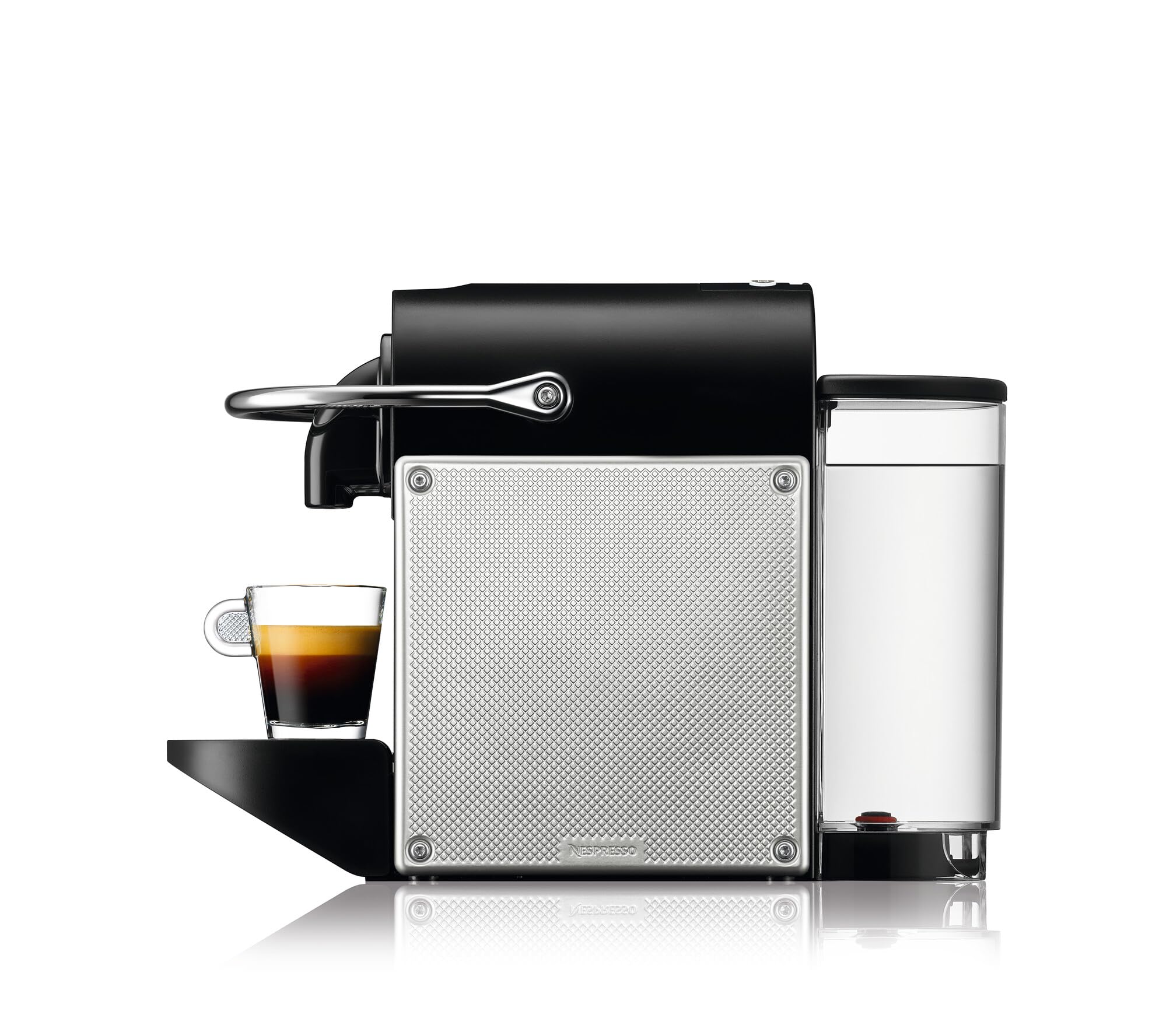 Nespresso Pixie welcome set included for new users.