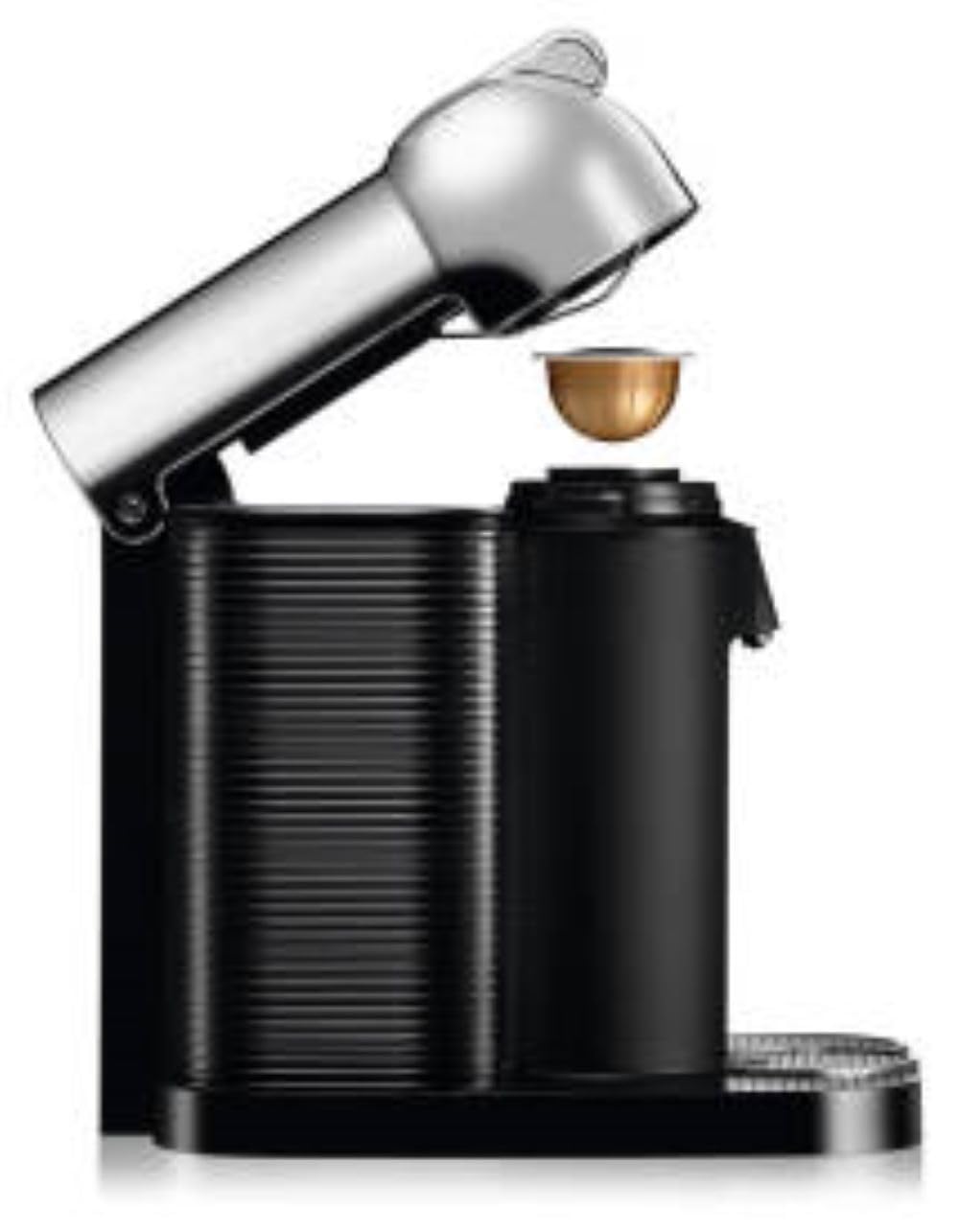 Nespresso Vertuo automatic capsule ejection after brewing for easy cleanup.