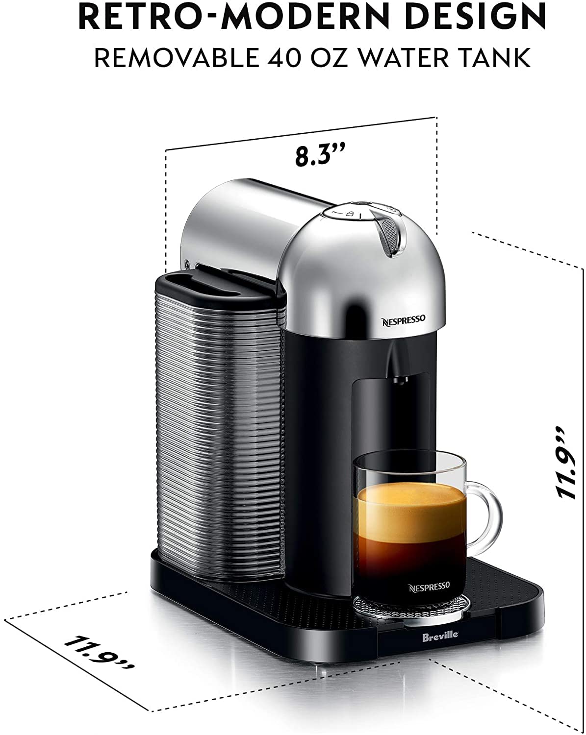 Nespresso Vertuo barcode reading technology on the capsule rim