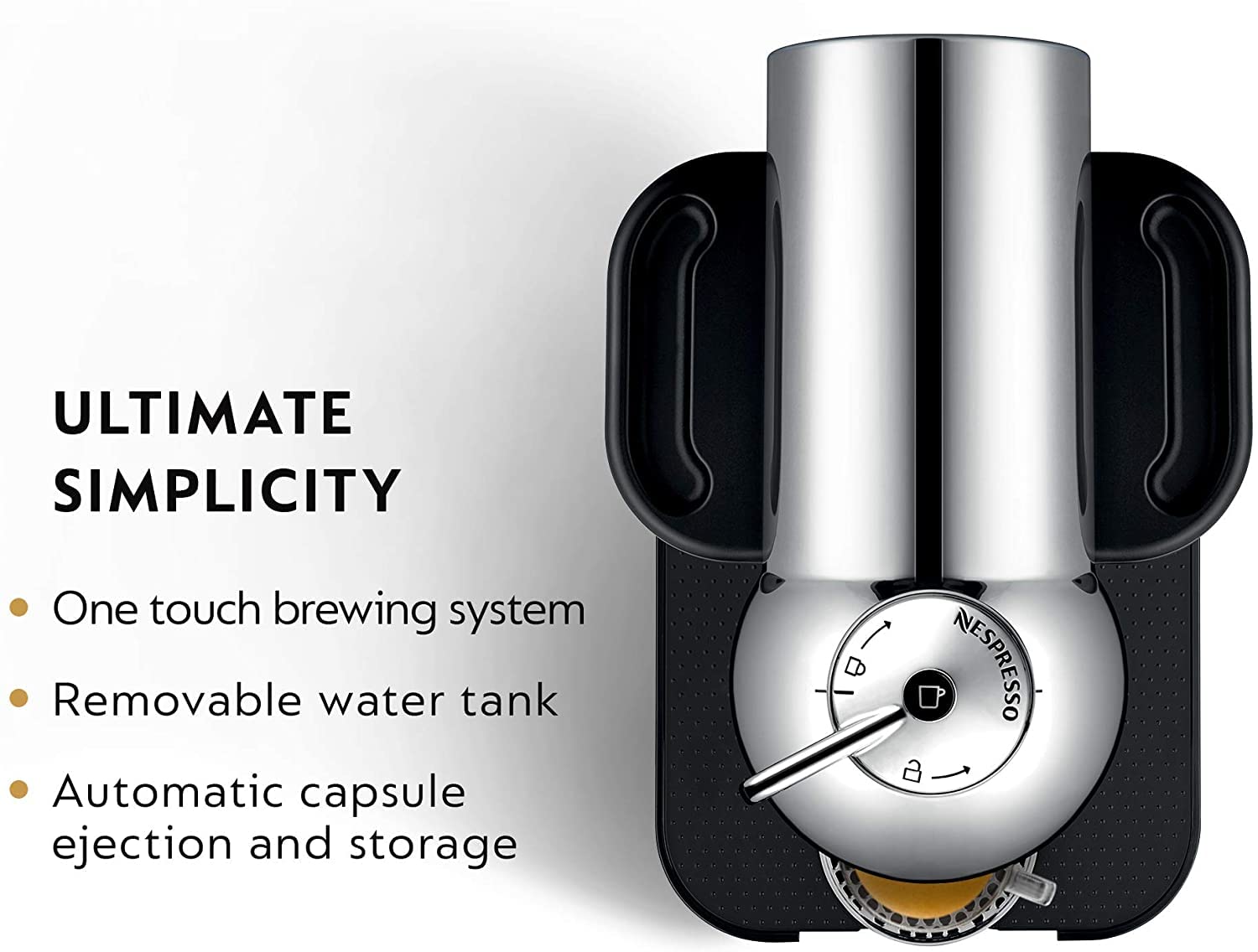 Nespresso Vertuo double espresso shot ready in seconds for a quick pick-me-up