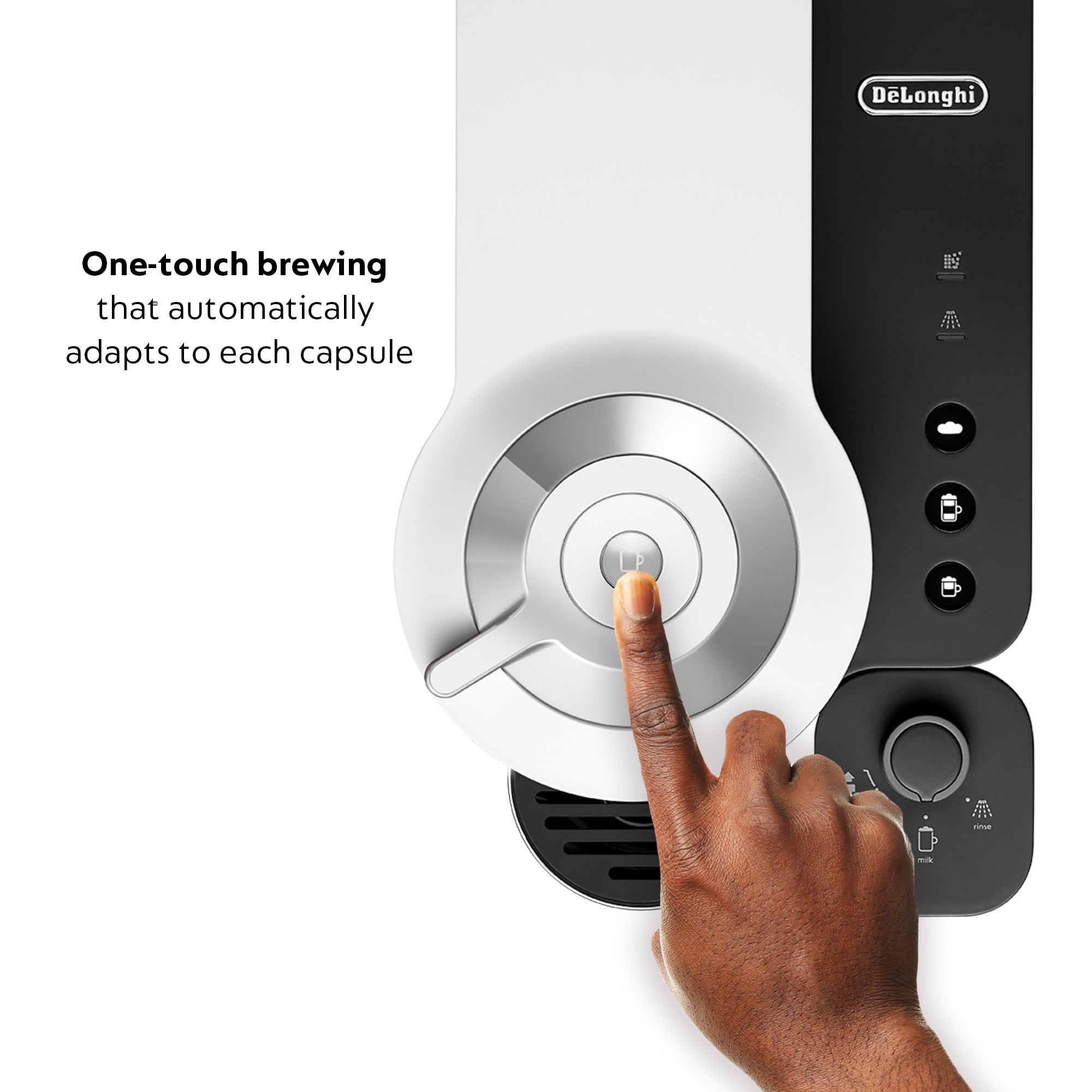 Nespresso Vertuo Lattissima one-touch milk system for cafe-style drinks at home.