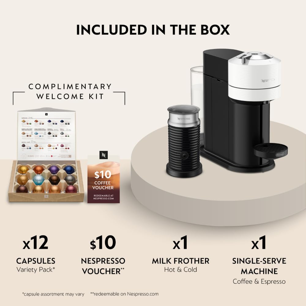 Aeroccino 3 frother adds smooth hot or cold milk foam