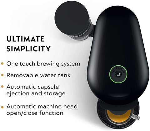 Nespresso VertuoPlus with Aeroccino milk frother for creamy froth