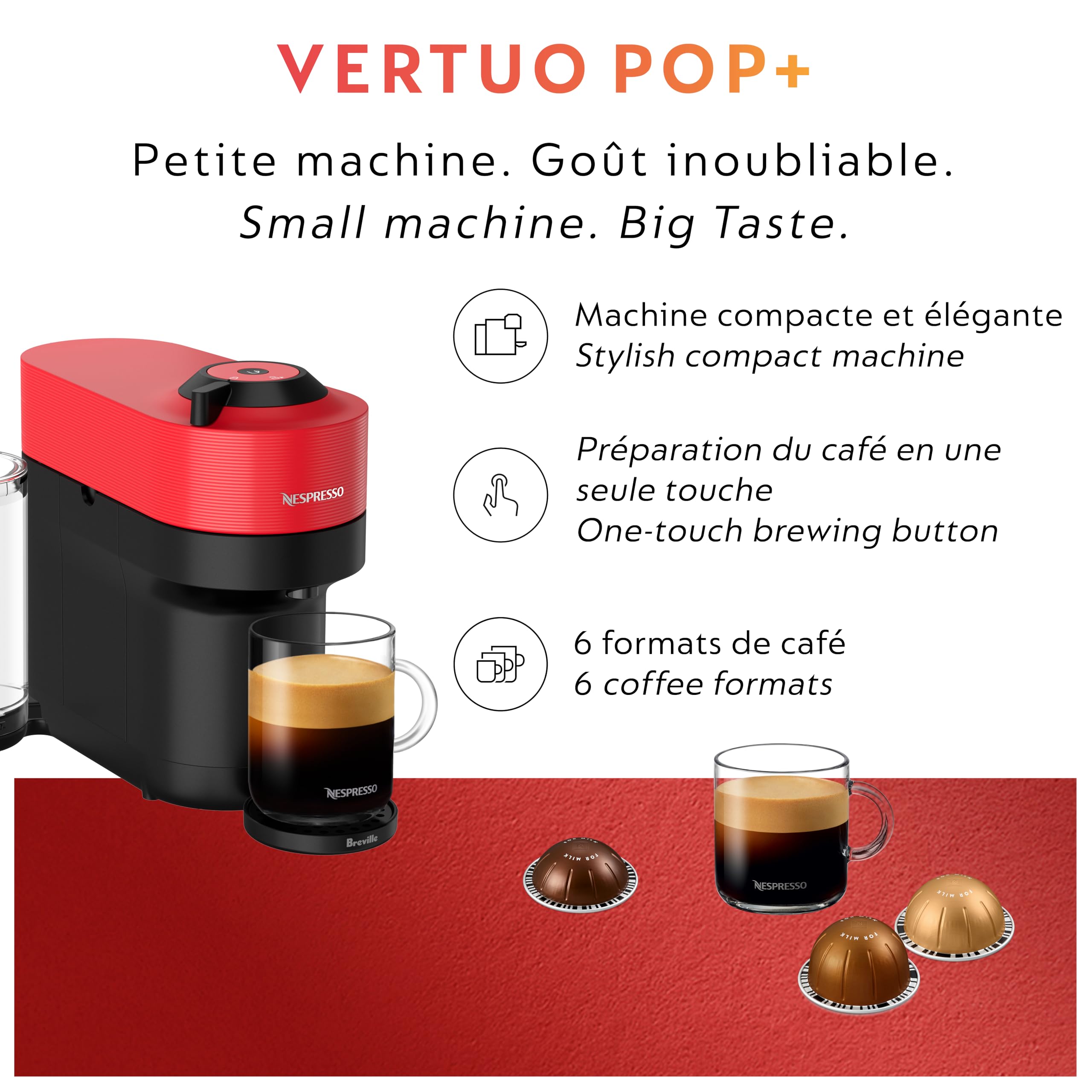 Nespresso Vertuo Pop+ iced coffee option for refreshing drinks