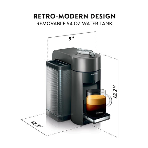 Nespresso Vertuo Titan capsule cartridge showcases aroma profiles for varied tastes.