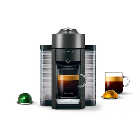 Nespresso Vertuo Titan front view showing sleek, compact design for modern kitchens.