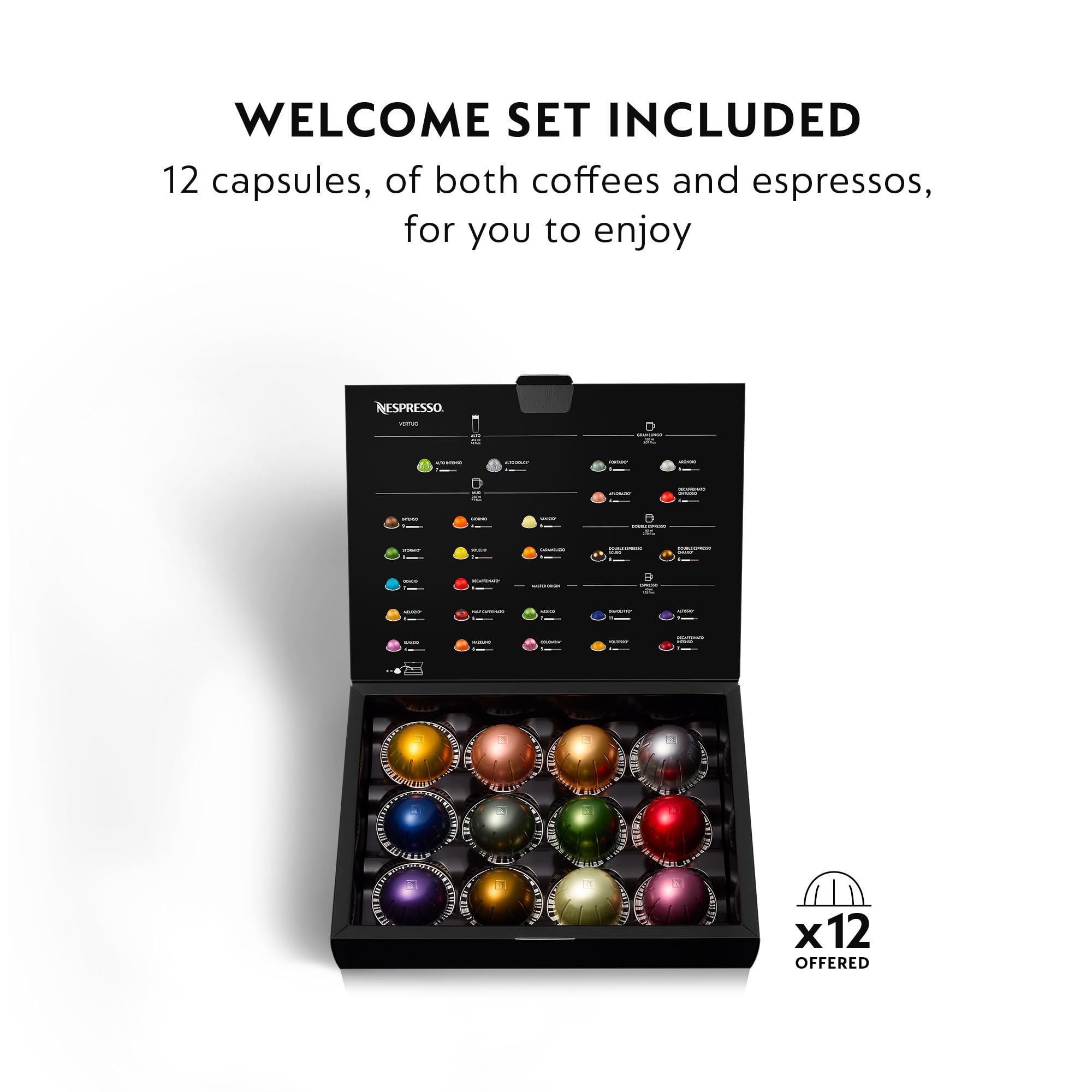 Nespresso Vertuo Titan one-touch brew emphasizes effortless coffee preparation.