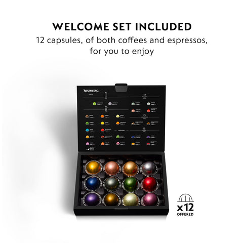 Nespresso Vertuo Titan one-touch brew emphasizes effortless coffee preparation.