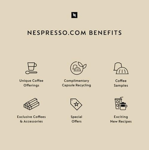 Brewing session with VertuoPlus Deluxe showing quick, one-touch coffee or espresso options.