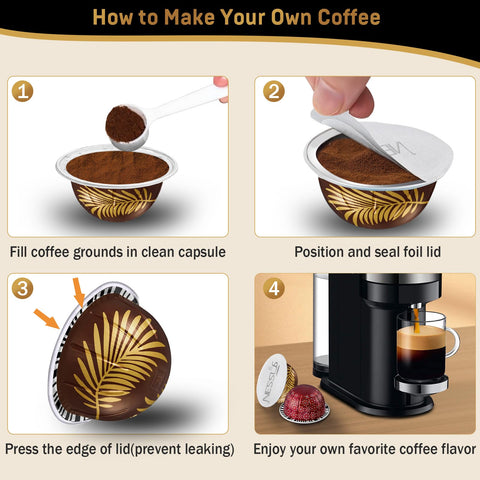 NESSUS easy refill process guides edge alignment for clean capsules.