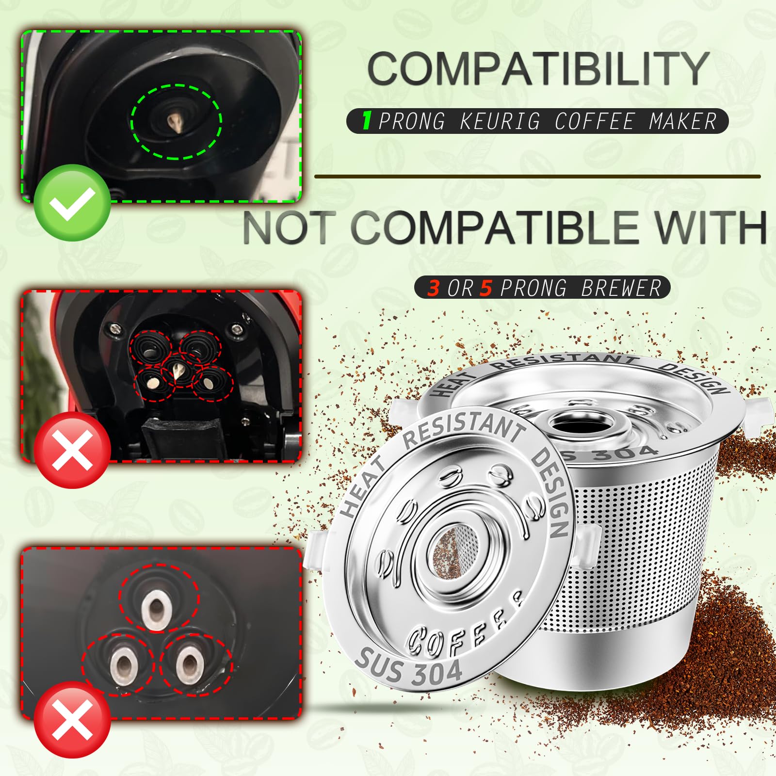 NESSUS heat-resistant silicone grip enhances safe removal right after brewing.