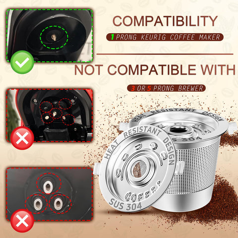 NESSUS stainless steel K Cup filter close-up highlighting filtration