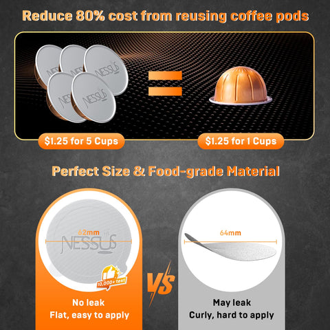 NESSUS refillable pods holder showing stable placement during topping and pressing.
