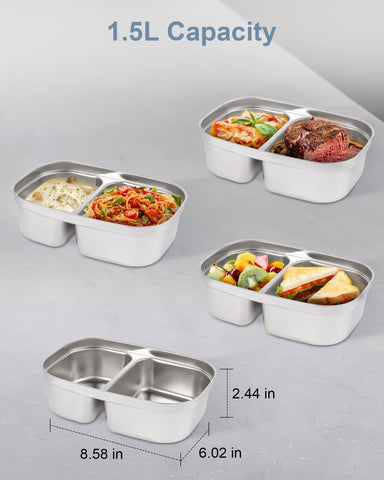 NestDin 1.5L capacity provides generous space for meals