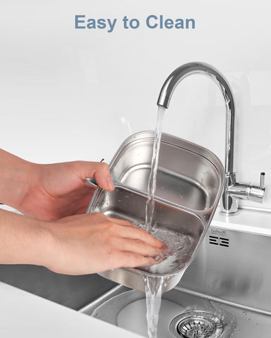 NestDin easy-clean surface simplifies washing by hand or in the dishwasher