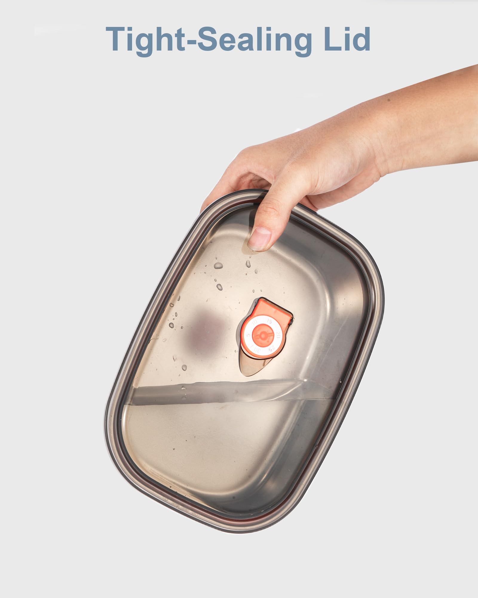 NestDin removable tray enables quick meal prep and flexible portions