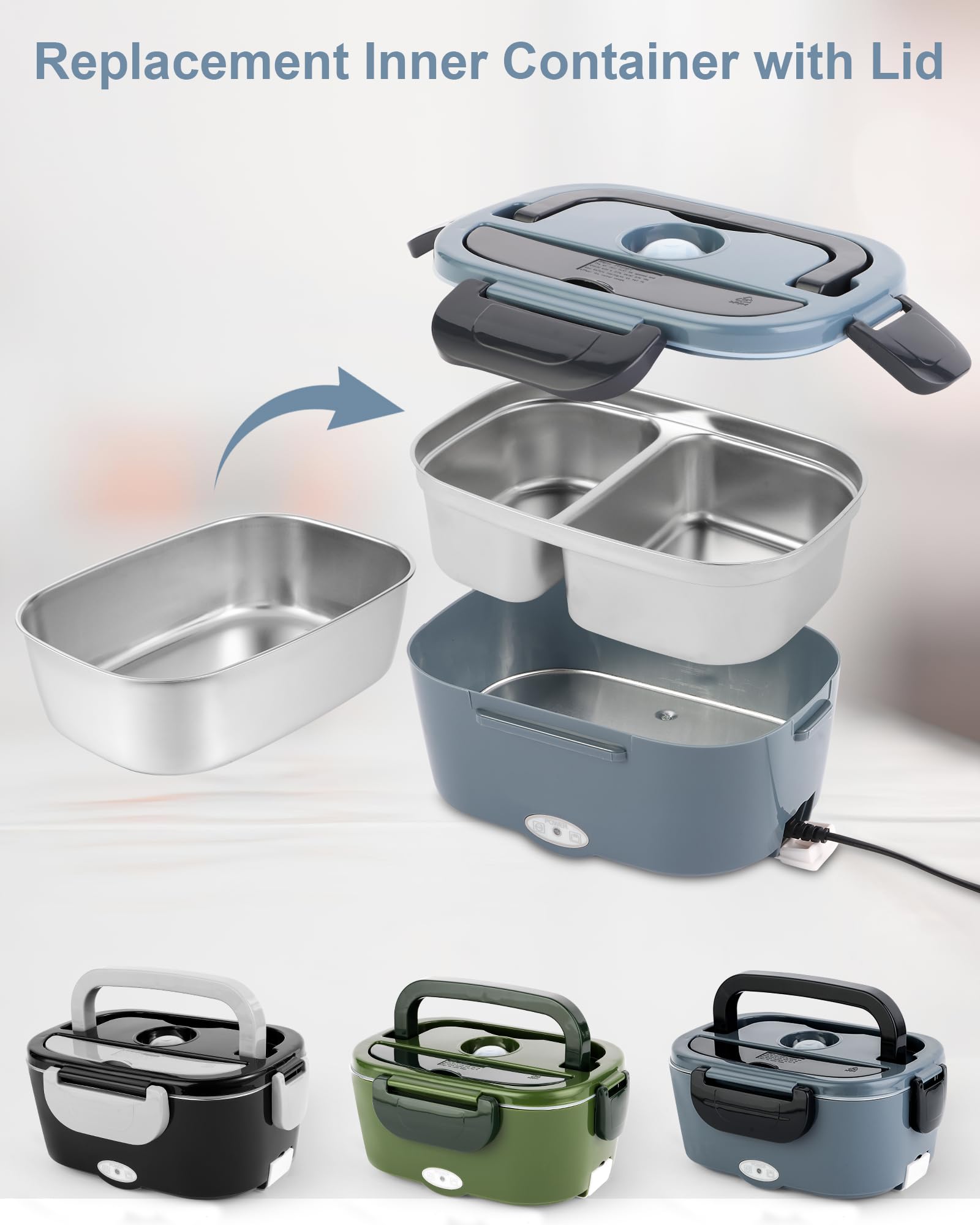 NestDin stainless steel container emphasizes durability and easy cleaning