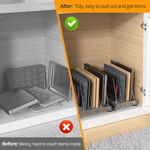 NestSprout sliding rail in action delivers smooth, effortless access to stored sheets