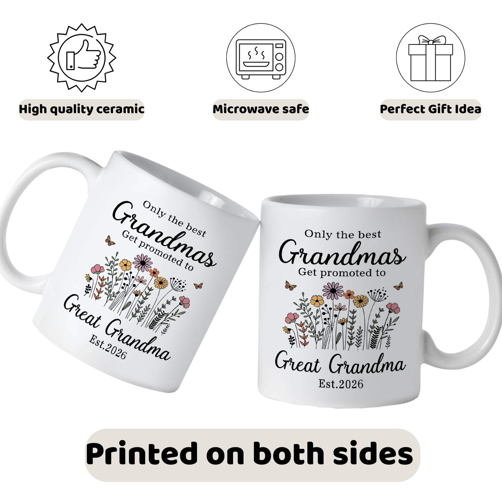 Nestura Great Grandma Mug for daily coffee, comforting routine