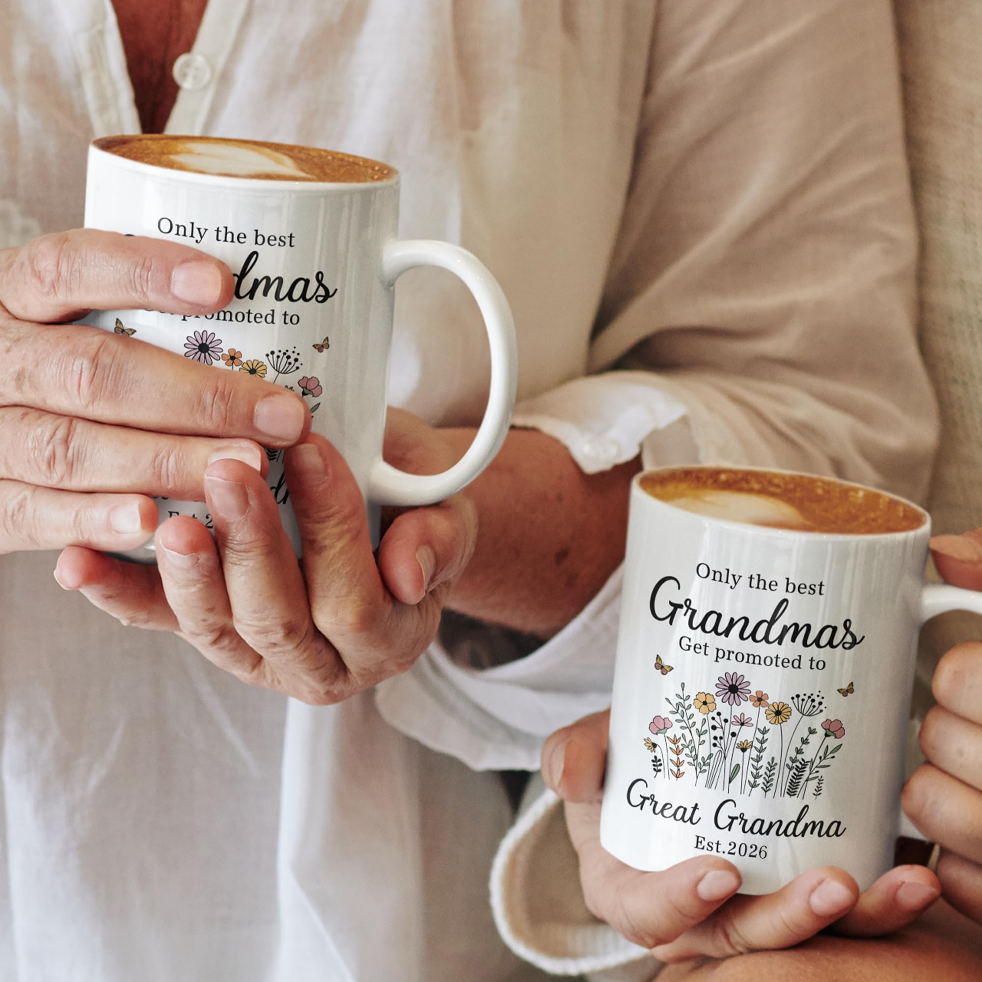 Nestura Great Grandma Mug with smooth glaze, easy sipping
