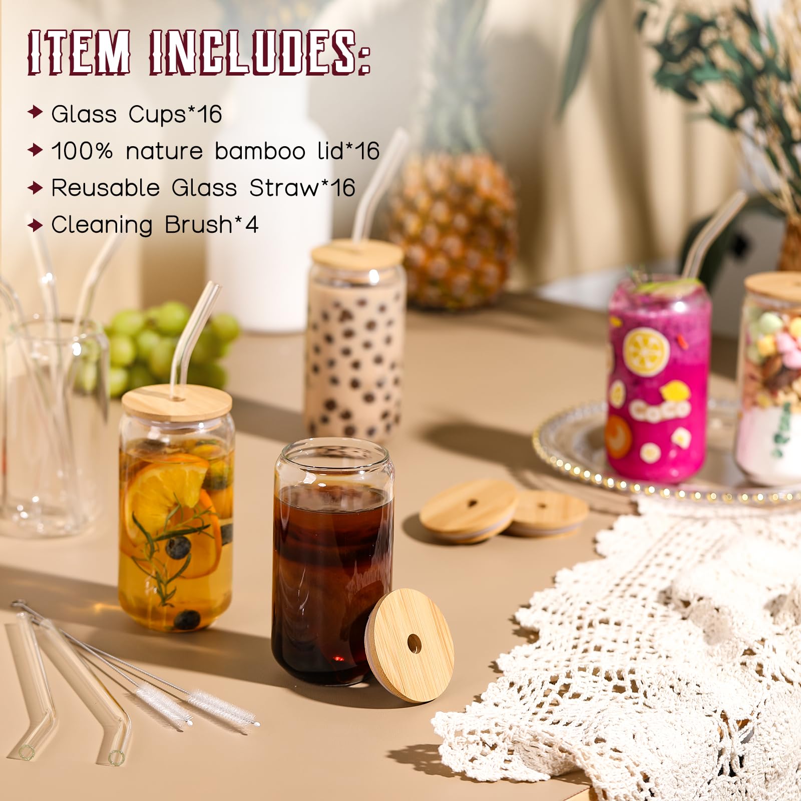 NETANY bamboo lids close-up showing eco-friendly sealing.