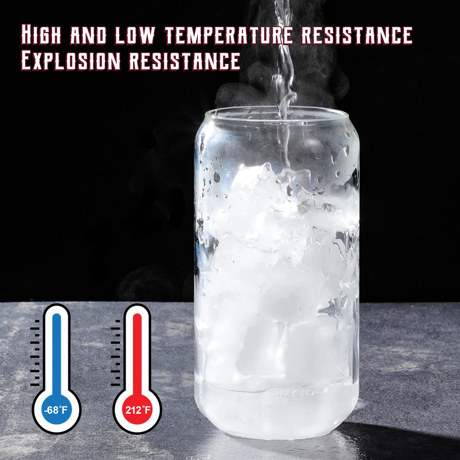 NETANY dishwasher-safe glass that handles wide temperature range for versatile use