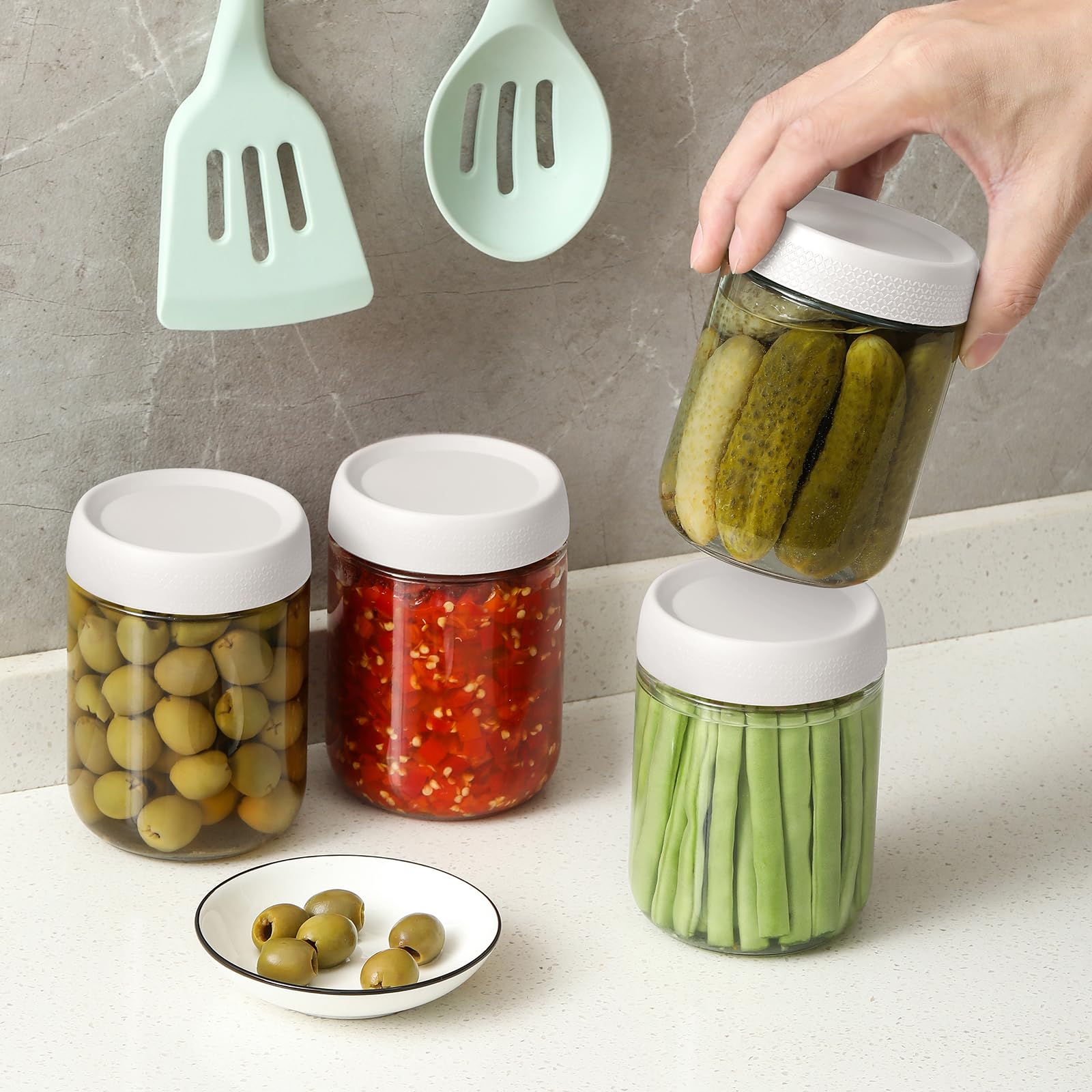 NETANY glass jars maintain freshness and offer a safe, BPA-free storage option for jams and sauces.