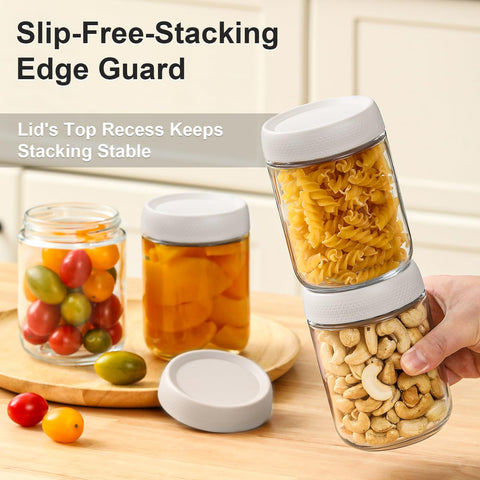 NETANY jars are perfect for yogurt, oats, and other everyday portions with visible contents.