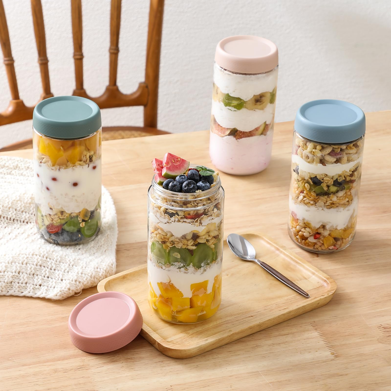 NETANY jars for jams, pickles, and sauces with clear visibility.