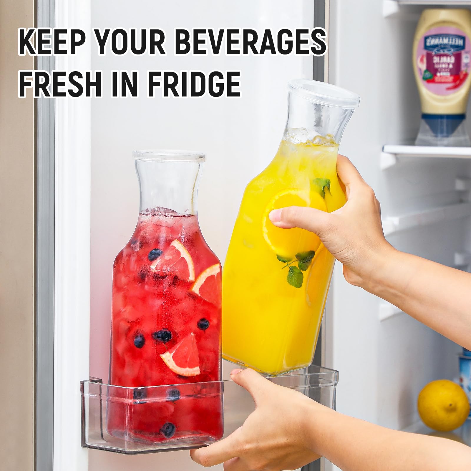 NETANY narrow neck design offers easy grip and drip-free pouring