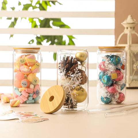 NETANY reusable glass straws ideal for sustainable sipping.