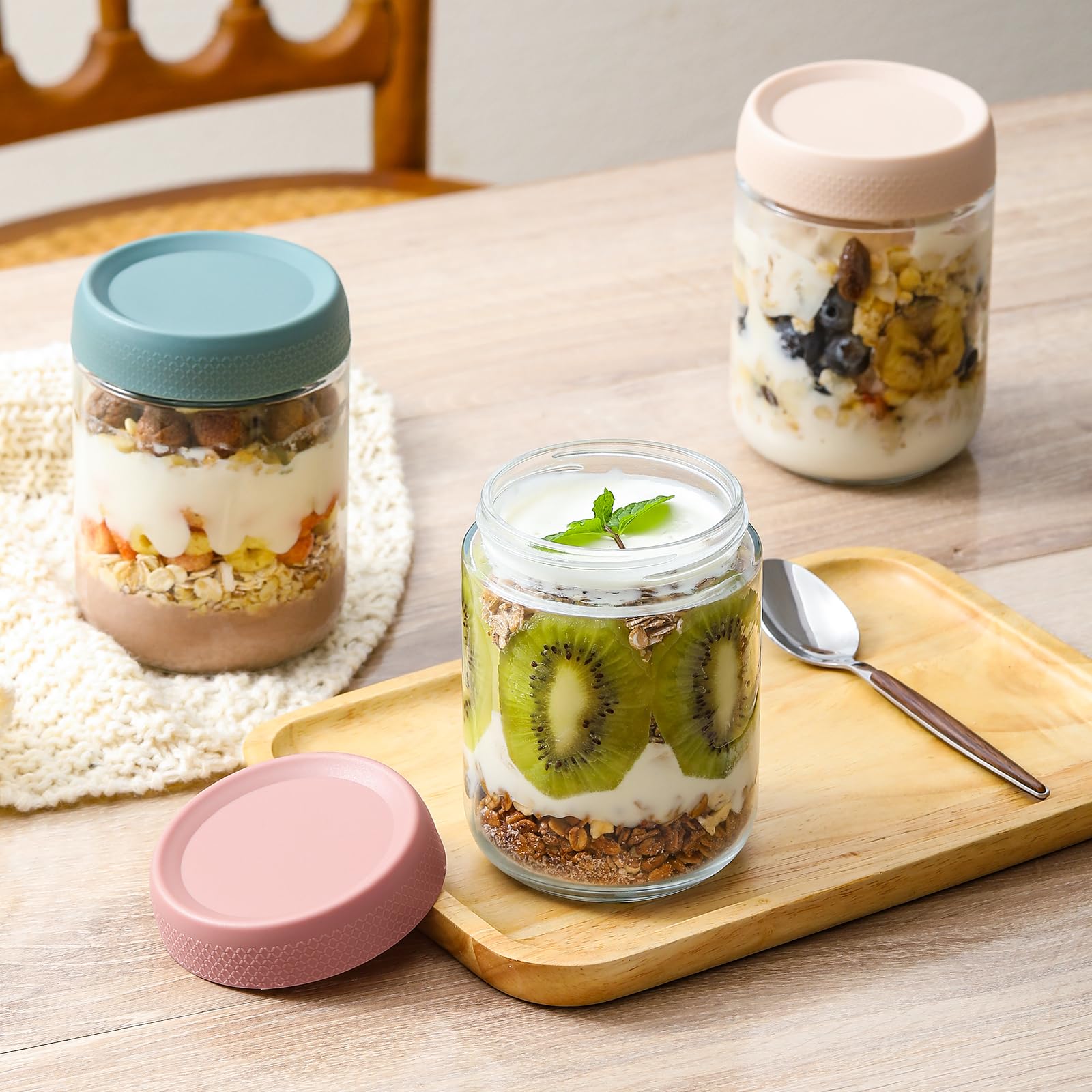 NETANY sauces and dressings jar for organized kitchen prep and storage.