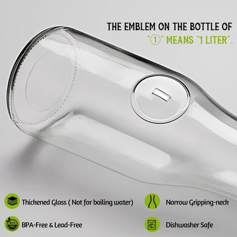 NETANY thick-glass carafe delivers durable, shatter-resistant serveware.