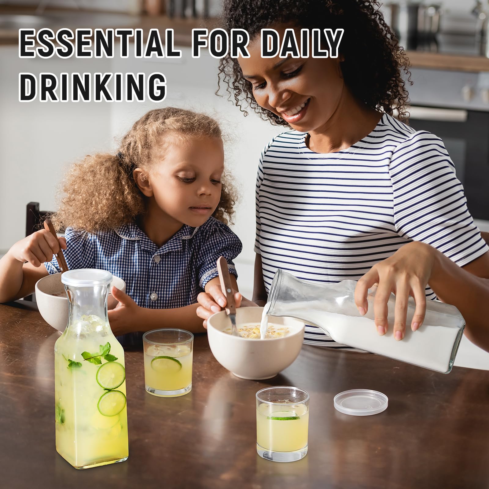 NETANY wooden tags help label carafes during brunch or parties