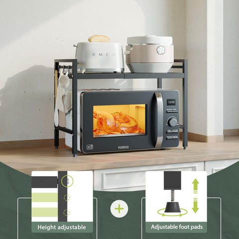 NETEL kitchen shelf extendable length adjustment detail
