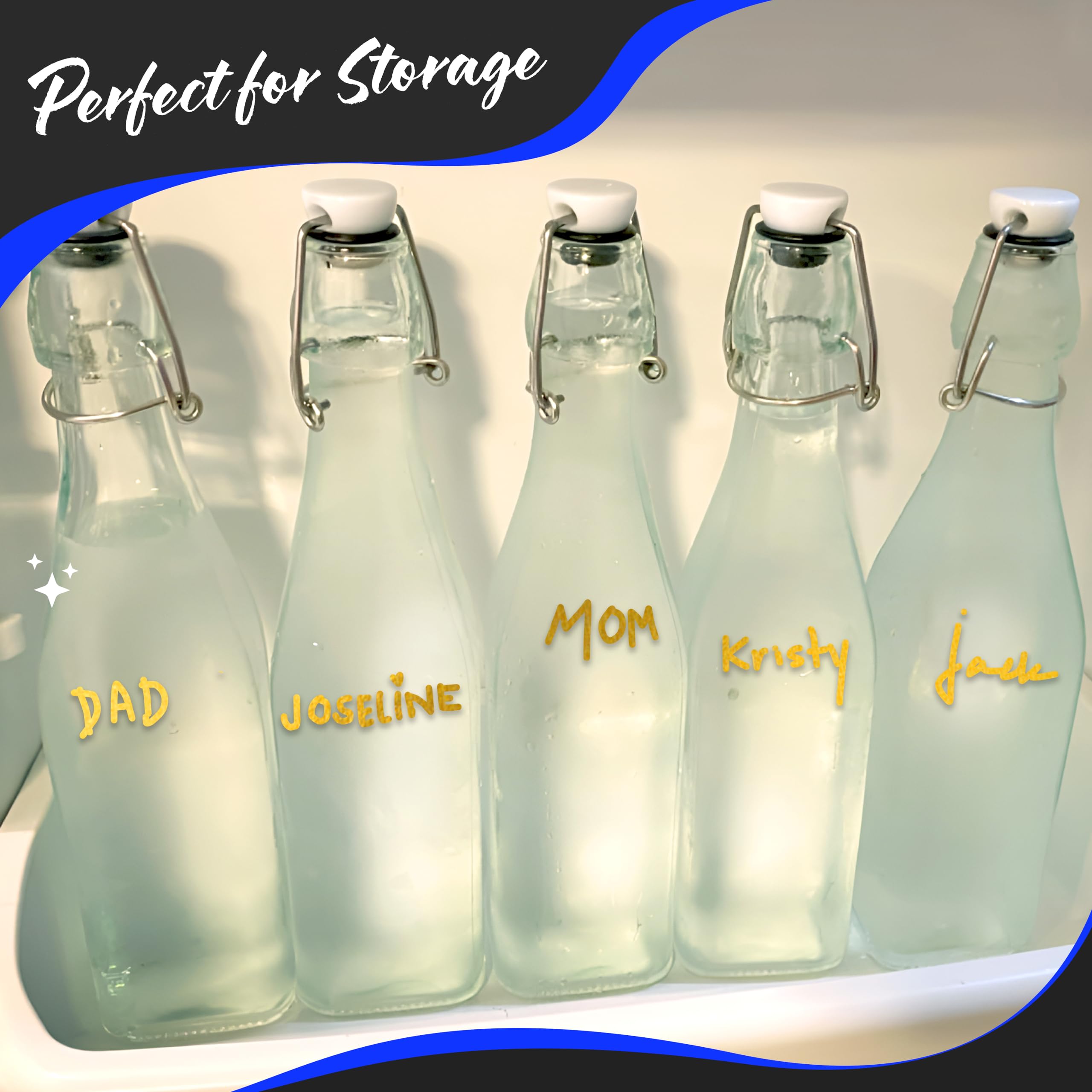 Durable Nevlers glass bottle with robust closures