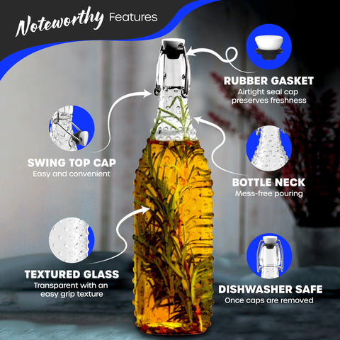 Nevlers steel-closure lid provides a secure seal to preserve freshness.