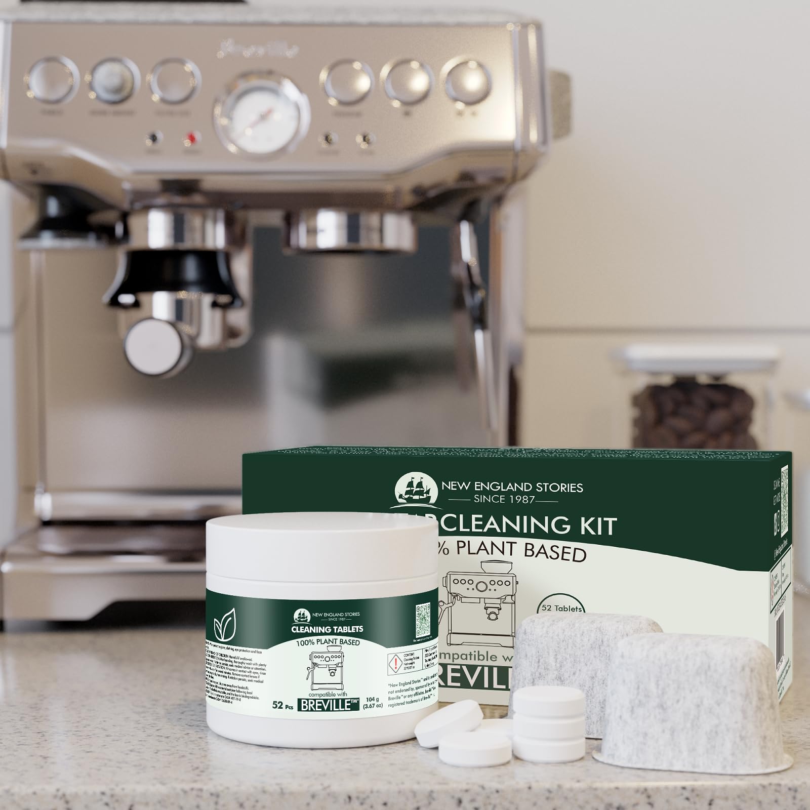 New England Stories Breville Infuser compatible set for simple routine cleaning