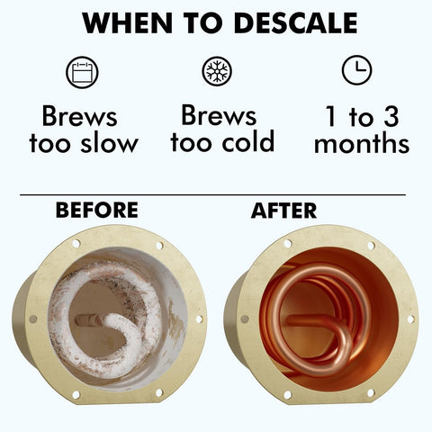 New England Stories Delonghi descaler keeps the coffee maker running smoothly