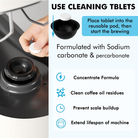 New England Stories descaling kit reusable pod for Vertuo simplifies ongoing maintenance